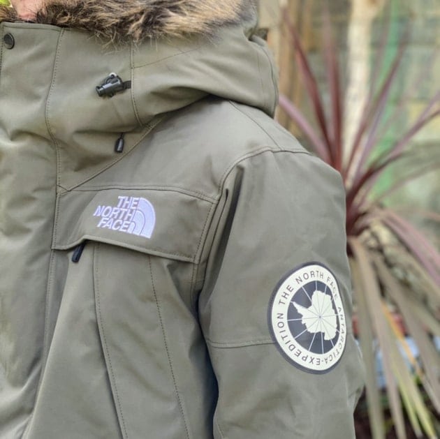 Antarctica parka north on sale face