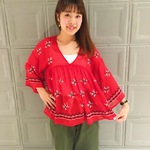 刺繍にフリンジ、エスニックが気分です。