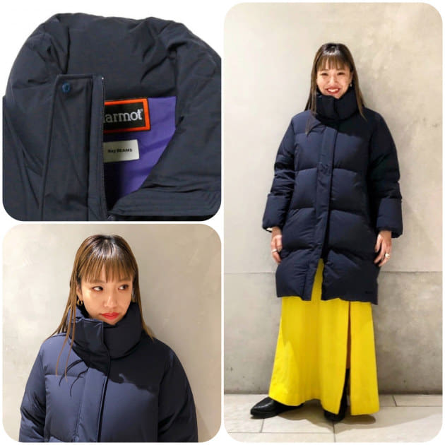 MARMOT × Ray BEAMS 別注 ダウン ジャケット