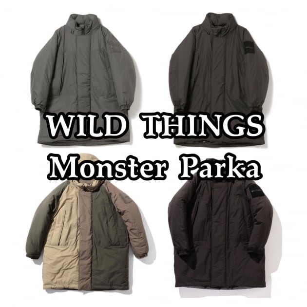 ツルタの『愛テム』第4弾！WILD THINGS / Monster Parka｜ビームス