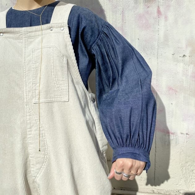 Haversack beams boy サテン リボン チャイナワンピース
