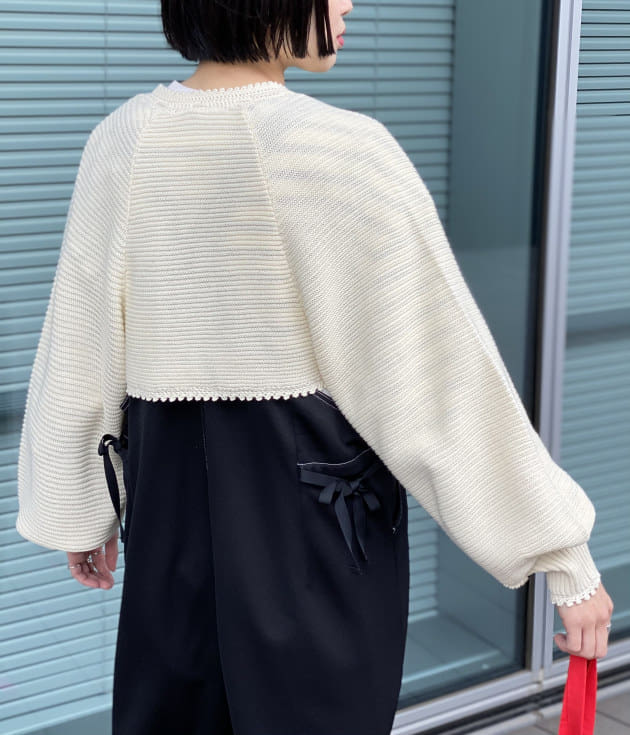 beams boy 完売品 ギャザーボレロロングスリーブ ブラック リネン ボレロシリーズ！ぜひご予約ください♡｜ビームス ボーイ 原宿｜BEAMS