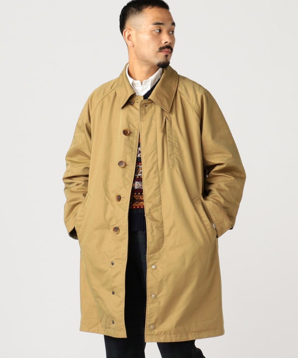 engineered garments 別注 balmizon coatステンカラーコート