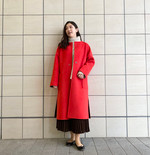 リバーシブルコート全色着てみました。