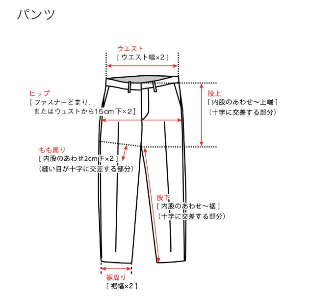 スラックス も も オファー 周り