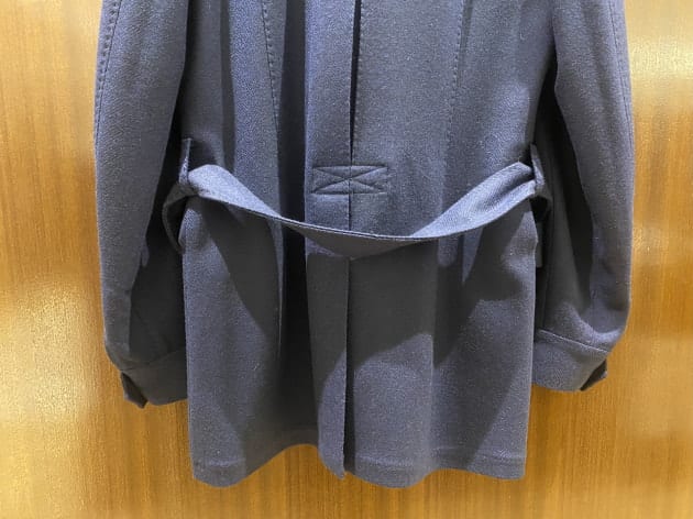 極美品 ビームスプラス ベルト付きミリタリージャケット 総柄