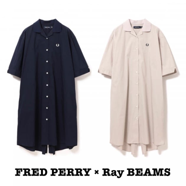 Fred Perry×Ray beams別注ワンピース フレッドペリー ビームス