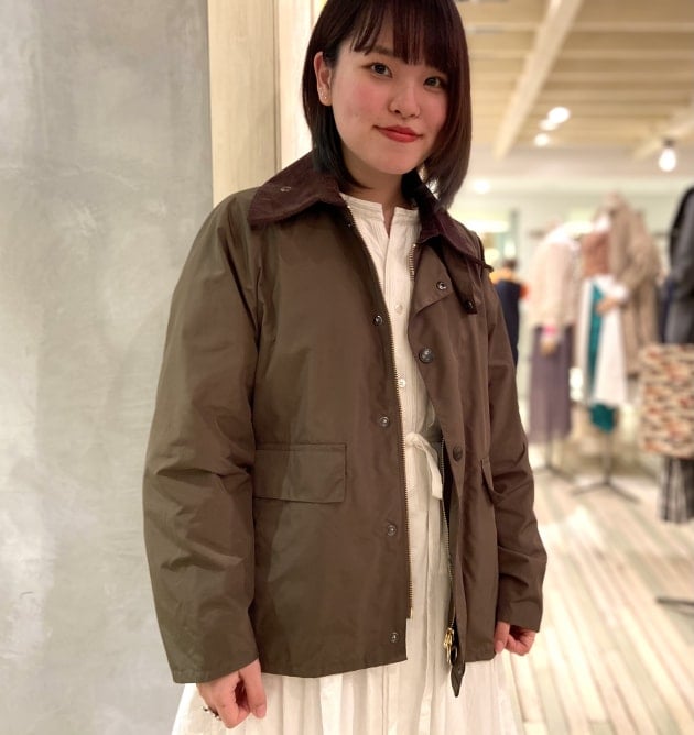 BEAMS BOY別注 Barbour ブルゾン 希少カラー誤差ご容赦下さい