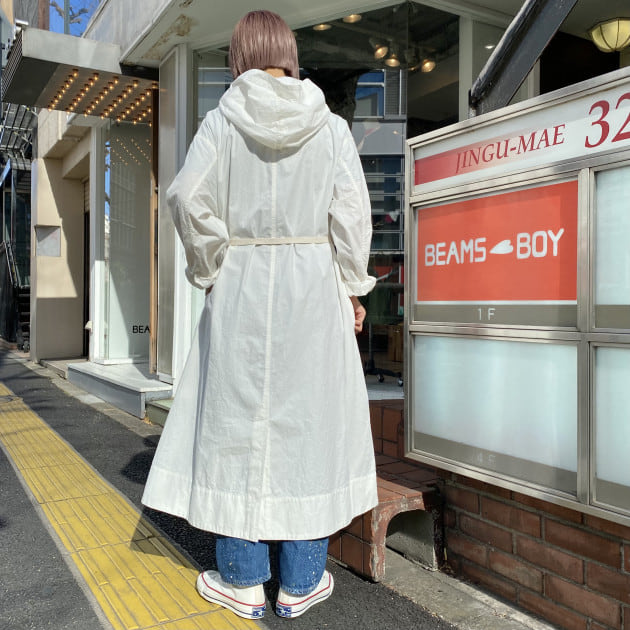 ワンピース＂？＂コート＂？〈BEAMS BOY〉のスノーパーカー