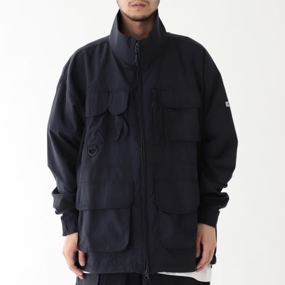 Columbia × beams フィッシングジャケット 紺色-