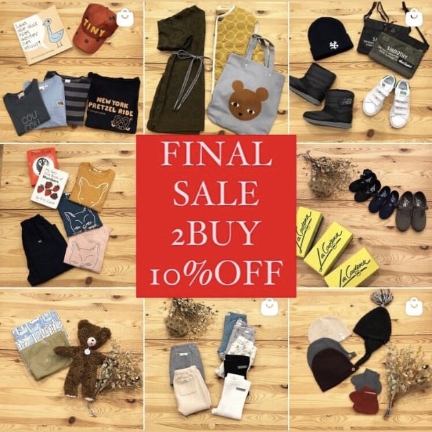 40%OFFも続々！FINAL SALE 2BUY 10%OFF