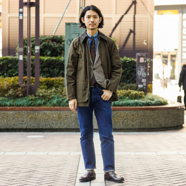 ＜Barbour × BEAMS F＞CLASSIC BEDALE ピーチスキン