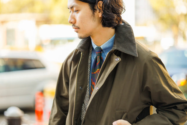 Barbour BEDALE ピーチドコットン-