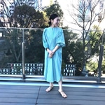 普通とはちょっと違うボリュームスリーブワンピース