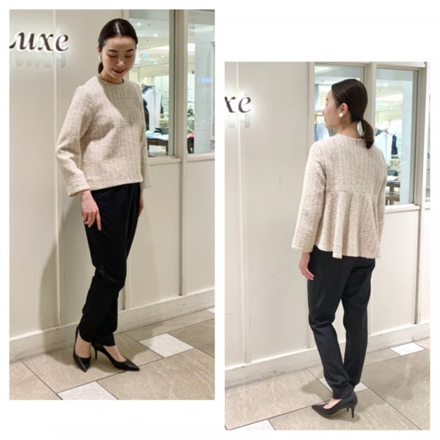 M.fil x EFFE Beams 梳毛ガウチョパンツ40 EFFE BEAMS（エッフェ ビームス）M・fil / 梳毛 ガウチョ