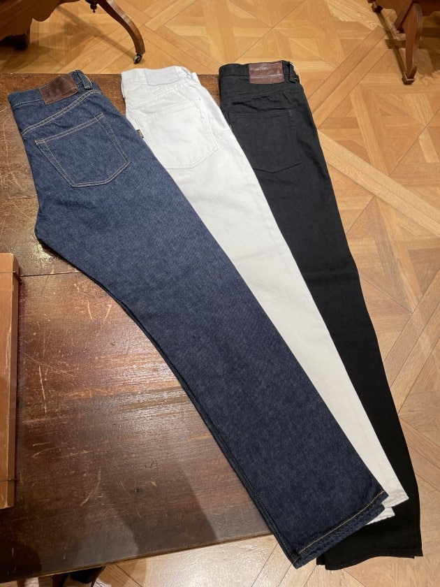AUBERGE 21SS PHIL MENPU ブラックデニムパンツ 40サイズ