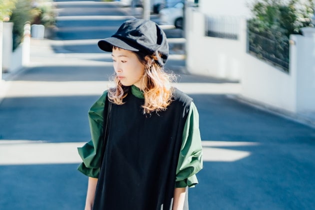 バラ色の帽子 × マミタス / コラボ キャスケット 星座のキャスケット