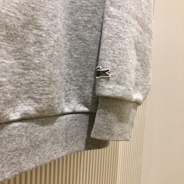 【LACOSTE × BEAMS】別注 Big Croco Crew Sweat Lacoste Oversized Crocodile Crew Neck Sweatshirt | Dressinn