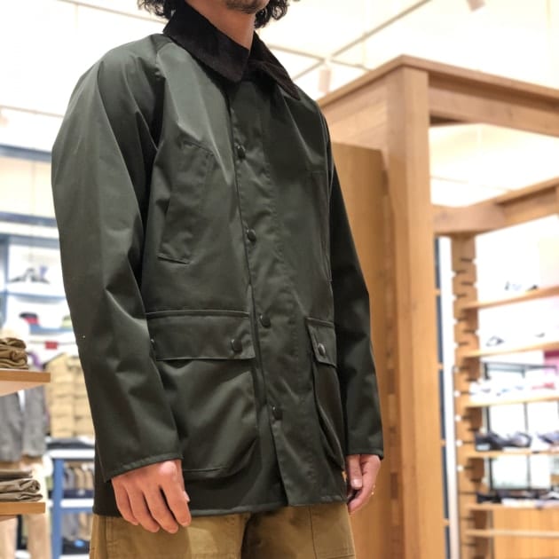 BEAMS別注 Barbour ビデイル TECH CLASSIC FIT-