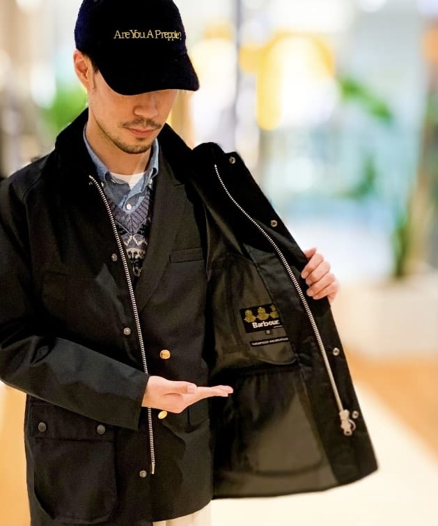 バブアー Barbour BEAMS別注 BEDALE-