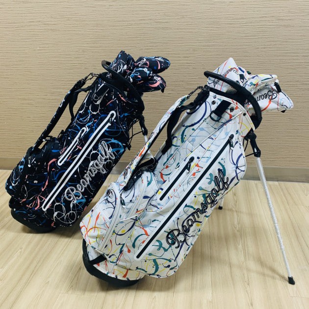 BEAMS GOLF / スプラッシュ柄 スタンド キャディバッグ