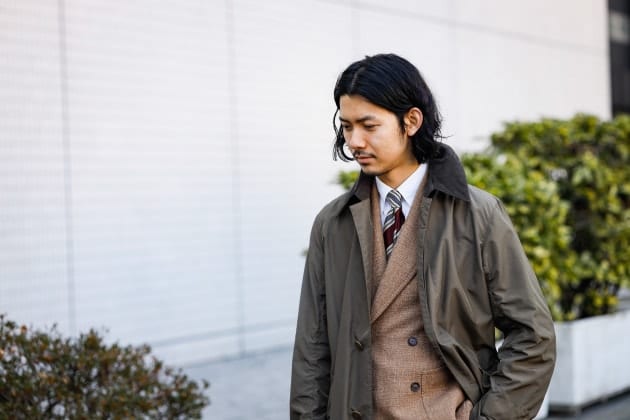 Barbour × BEAMS F / 別注 SINGLE BREASTED