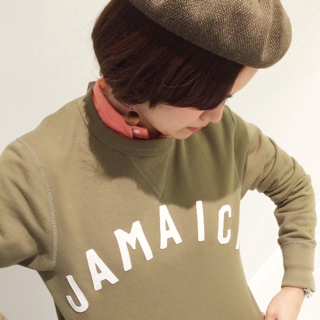 Sanca × fennica / 別注 JAMAICA ショートスリーブスウェット
