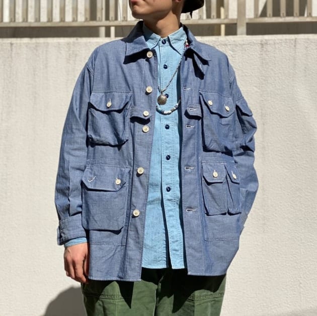 ENGINEERED GARMENTS】シャンブレーのシャツアウター｜ビームス メン