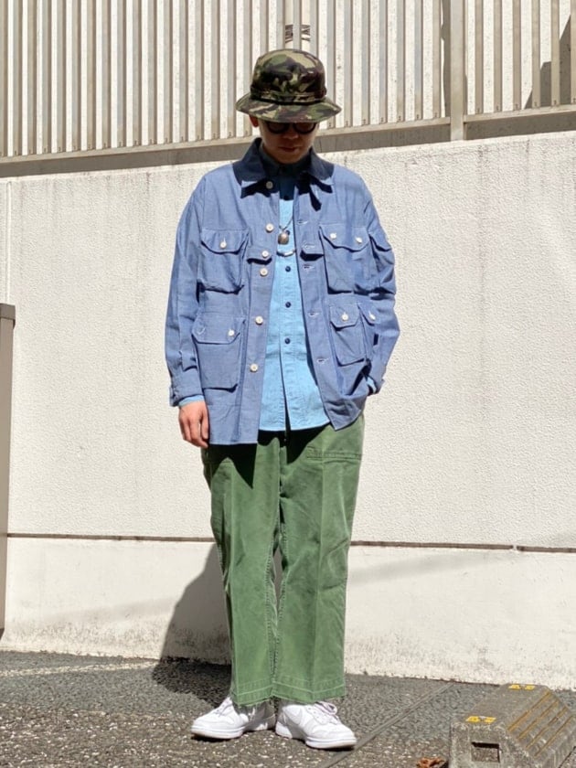 ENGINEERED GARMENTS】シャンブレーのシャツアウター｜ビームス