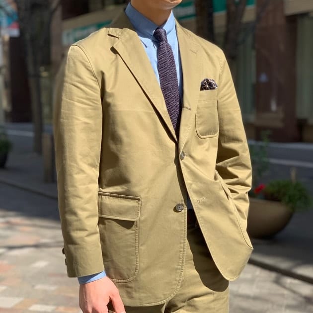 COTTON SUIT＆KNIT TIE｜ビームス プラス 丸の内｜BEAMS