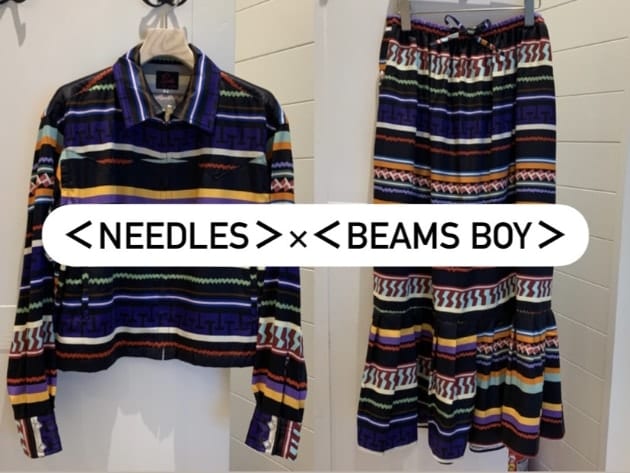 新品在庫Needles 別注　セミノール　柄　BEAMS BOY ロングスカート スカート