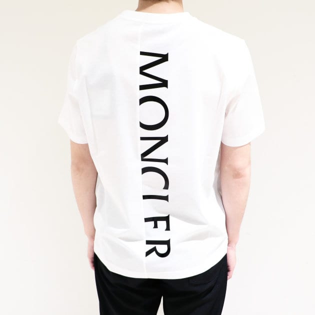 ★希少★ MONCLER Tシャツ XL ホワイト ビッグロゴ モンクレール