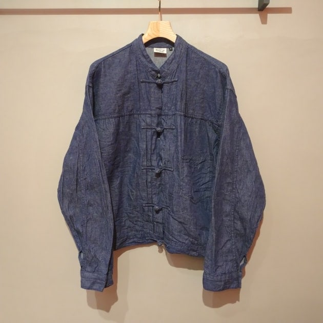 orSlow〉 〈BEAMS JAPAN〉限定 Frog Button Denim Short Jacket