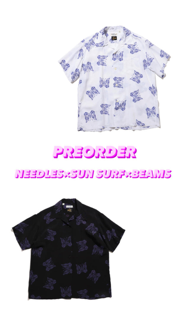 needles×BEAMS×SUN SURF シャツ