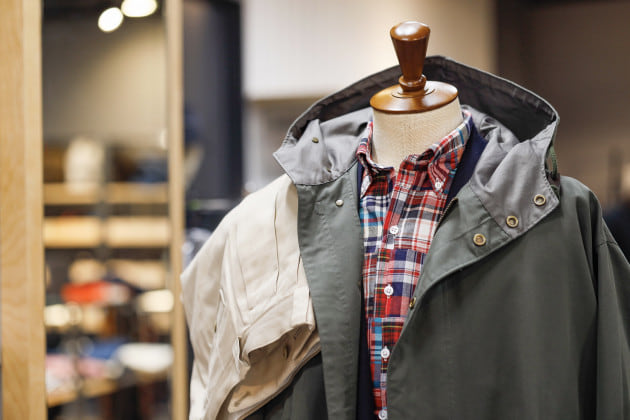 ［JJ house］BEAMS ベージュ モッズコート B:MING LIFE STORE by BEAMS｜撥水 ステンカラー コート(S~M