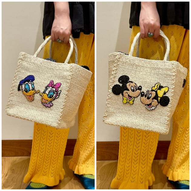 beams コレクション disney カゴバッグ