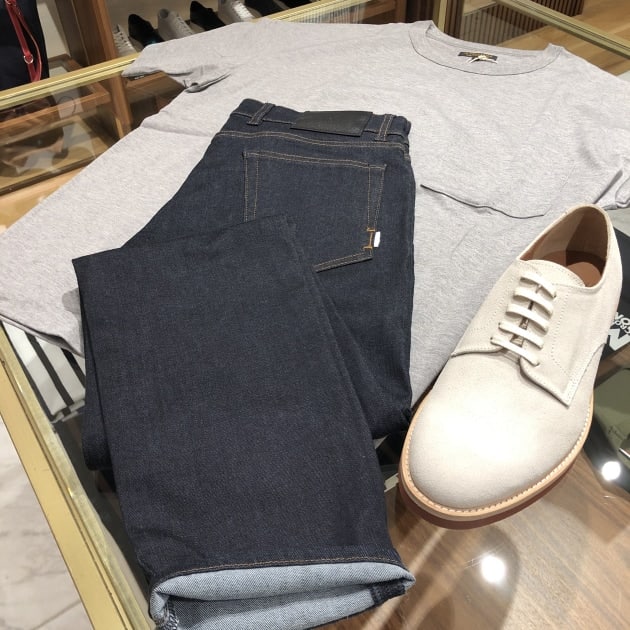 POLPETTA」ホワイトバックスシューズをある物を使ったシュー