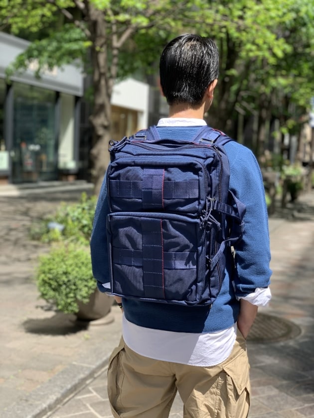 BRIEFING × BEAMS PLUS / 別注 3WAY BAG ネイビー日本流通自主管理協会 ...