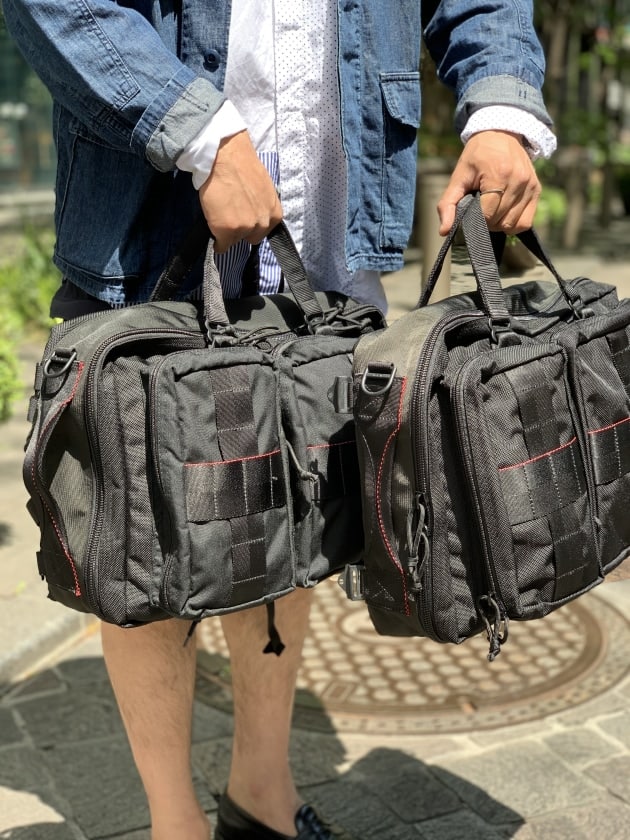 BRIEFING BEAMS PLUS / 別注 3WAY BAG BLACK | labiela.com