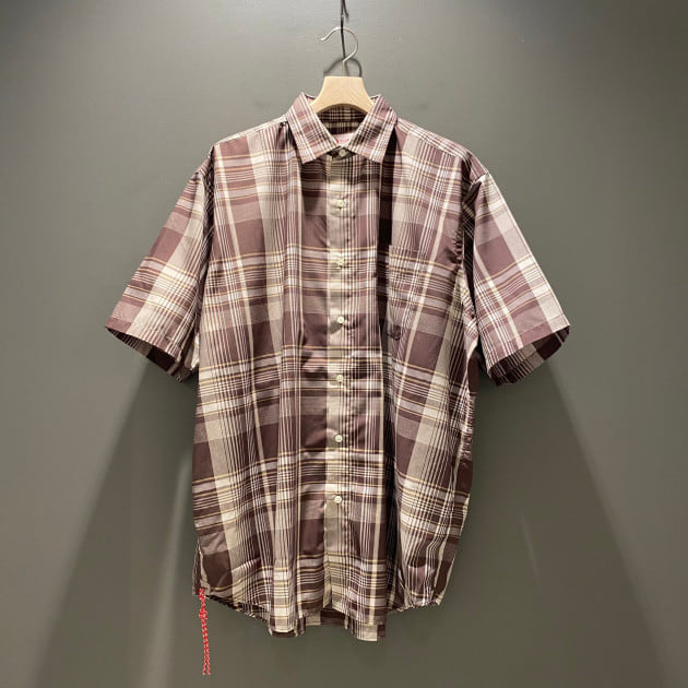 BEAMS JAPAN 22AW ミニレギュラー チェック ルーズシャツ M BEAMS