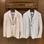 ＜LARDINI＞シアサッカーシャツジャケット