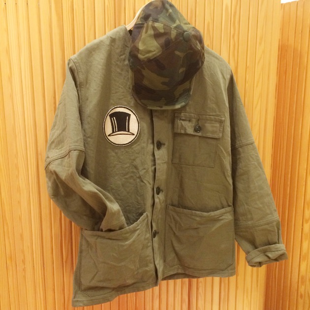cableamiのキャップとBUZZ RICKSON’Sのジャケット