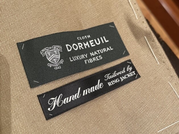 ＜DORMEUIL＞リネンウールスーツ
