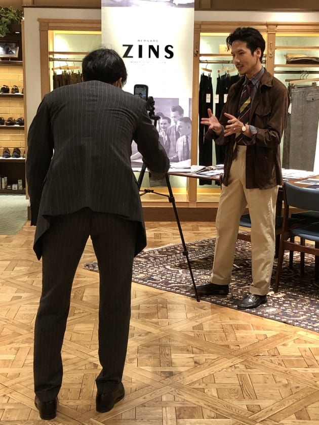 BERNARD ZINS」またまたインスタライブに参加！（西口編
