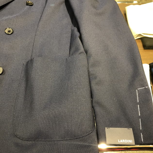 ダブルジャケット サマー クールドッツ ドットエアー LARDINI
