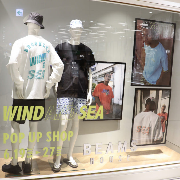 WIND AND SEA POP UP SHOP｜ビームス ハウス 名古屋｜BEAMS
