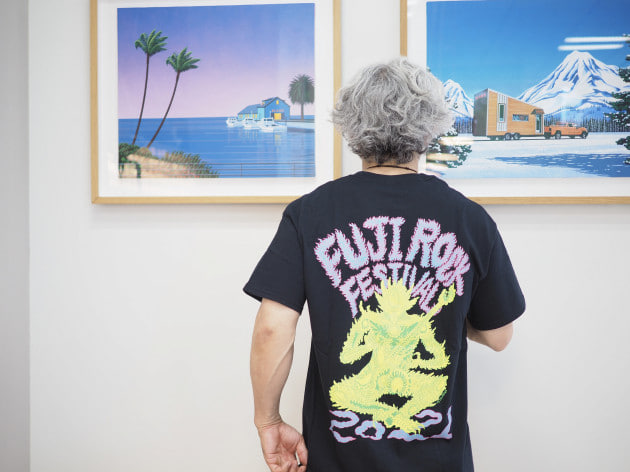 新品　Tetsunori Tawaraya 俵谷哲典 Tシャツ フジロック 21 2年ぶりに盛り上げよう！！【ご予約承り中！！】｜和田 健二郎｜BEAMS
