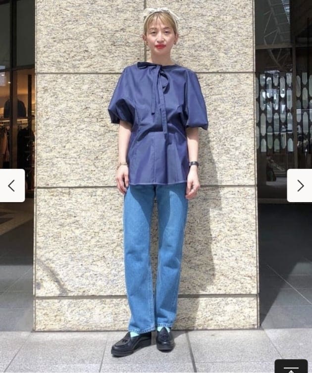RBS タックドルマン スリーブ  ブラウス Ray BEAMS タック ドルマンスリーブ ブラウス