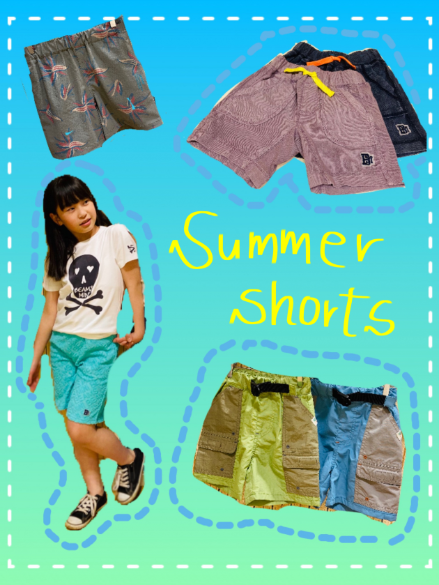 夏のショートパンツスタイル！！