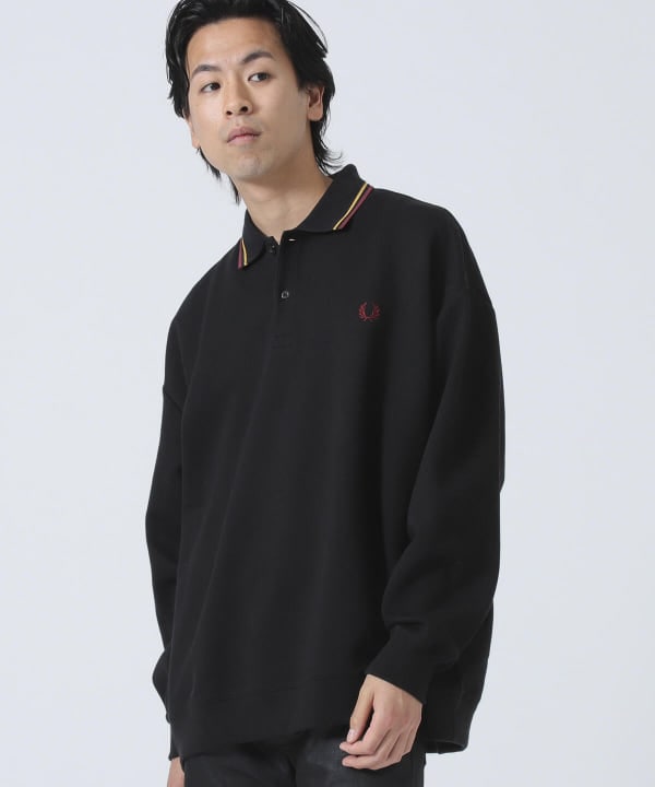 FRED PERRY × BEAMS 別注 Long Sleeve Pique Polo Shirt｜ビームス 広島｜BEAMS